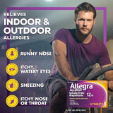 Allegra Allergy 12 Hour Tablets 12 ea (Pack of 6) - Convenient Multi-Pack