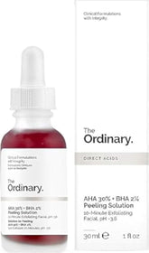 THE ORDINARY AHA 30% + BHA 2% Peeling Solution - Exfoliating Chemical Peel for Face - 30ml