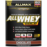 ALLMAX GOLD ALLWHEY Premium Whey Protein - 100% Whey, Chocolate, 32g