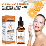 ELBBUB 20% Vitamin C Serum with Hyaluronic Acid & Retinol - Anti-Aging & Brightening Face Serum