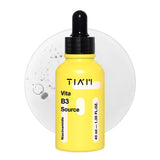TIAM Vita B3 Source Niacinamide Serum - 10% Niacinamide & 2% Arbutin for Hyperpigmentation & Dark Spots - 1.35 Oz