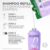 Elvive Hydra Hyaluronic Paraben-Free Shampoo, Dandruff Relief for Dry, Dehydrated Hair, 300 ml