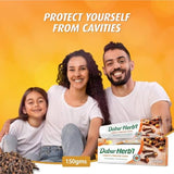 Dabur Herbal Clove Toothpaste for Cavity Protection & Strong Teeth (150g + Toothbrush)