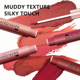 Khazna 6 Pcs Matte Liquid Lipstick Set Velvet Muddy Finish Long Lasting Waterproof