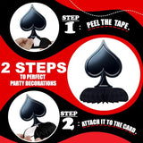 12 Pack Casino Table Toppers - Birthday Themed Party Decorations