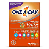 ONE A DAY Women's Petites Multivitamin - Immune Support with Vitamins A, C, D, E & Zinc (160 Count)