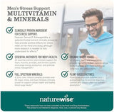 NatureWise, Men's Stress Support, Multivitamin & Mineral, 60 Vegetarian Capsules