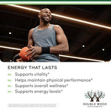 LJ100 Tongkat Ali for Men (120 Capsules) - Only Clinically Proven and Patented Men's Heath Supplement Tongkat Ali Formula (LJ100 Std to 40% Glycosaponins, 22% Eurypeptides) by Double Wood