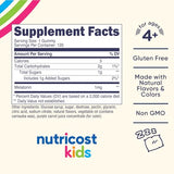 Nutricost Kids Melatonin Gummies 1mg - 120 Strawberry Flavored Gummies for Sleep Support
