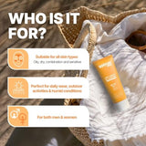 Sotrue Face Gel Sunscreen SPF 50+ PA+++ - Lightweight Gel with 1% Niacinamide & Vitamin C, No White Cast, Water-Resistant, 50ml