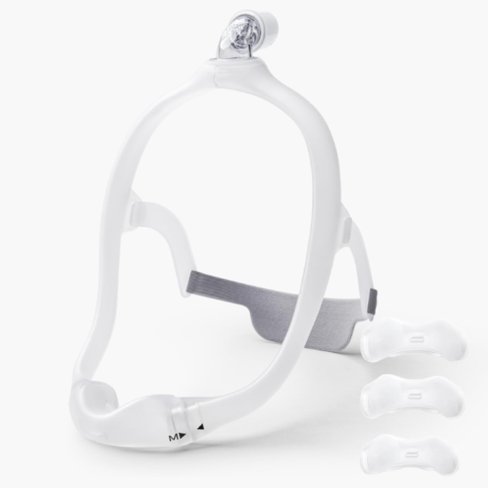 Gbbazu DreamWear Nasal Mask Frame Assembly with Headgear & 3-Size Pillows