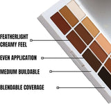 Makeup By Mario Master Mattes Eyeshadow Palette - 12 Highly Pigmented Shades