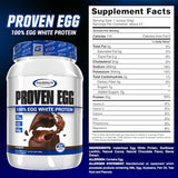 Gaspari Nutrition Proven Egg 100% Egg White Protein Chocolate 2 lb (900 g) - High-Quality Lean Protein for Muscle Support