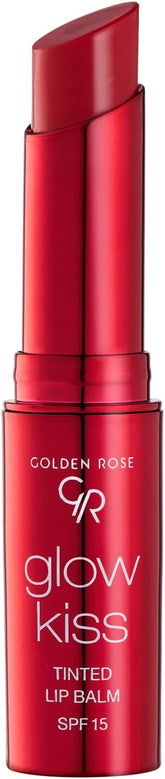 Golden Rose Glow Kiss Tinted Lip Balm SPF15 Strawberry Hydrating Color