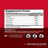 Metabolic Nutrition Stim Free Pump – Caffeine-Free Pre-Workout Booster for Endurance & Performance