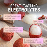 Humantra Lychee Hydration Packets | Zero Calorie Electrolyte Powder with Immune & Metabolic Support