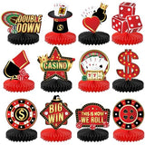 KatchOn Big Casino Centerpieces - 12 Pack Table Decorations for Las Vegas Theme Parties