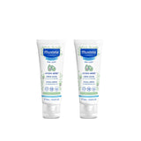 Mustela Hydra Bebe Face Cream - Daily Baby Moisturizer with Natural Avocado (Pack of 2) - 40ml Each