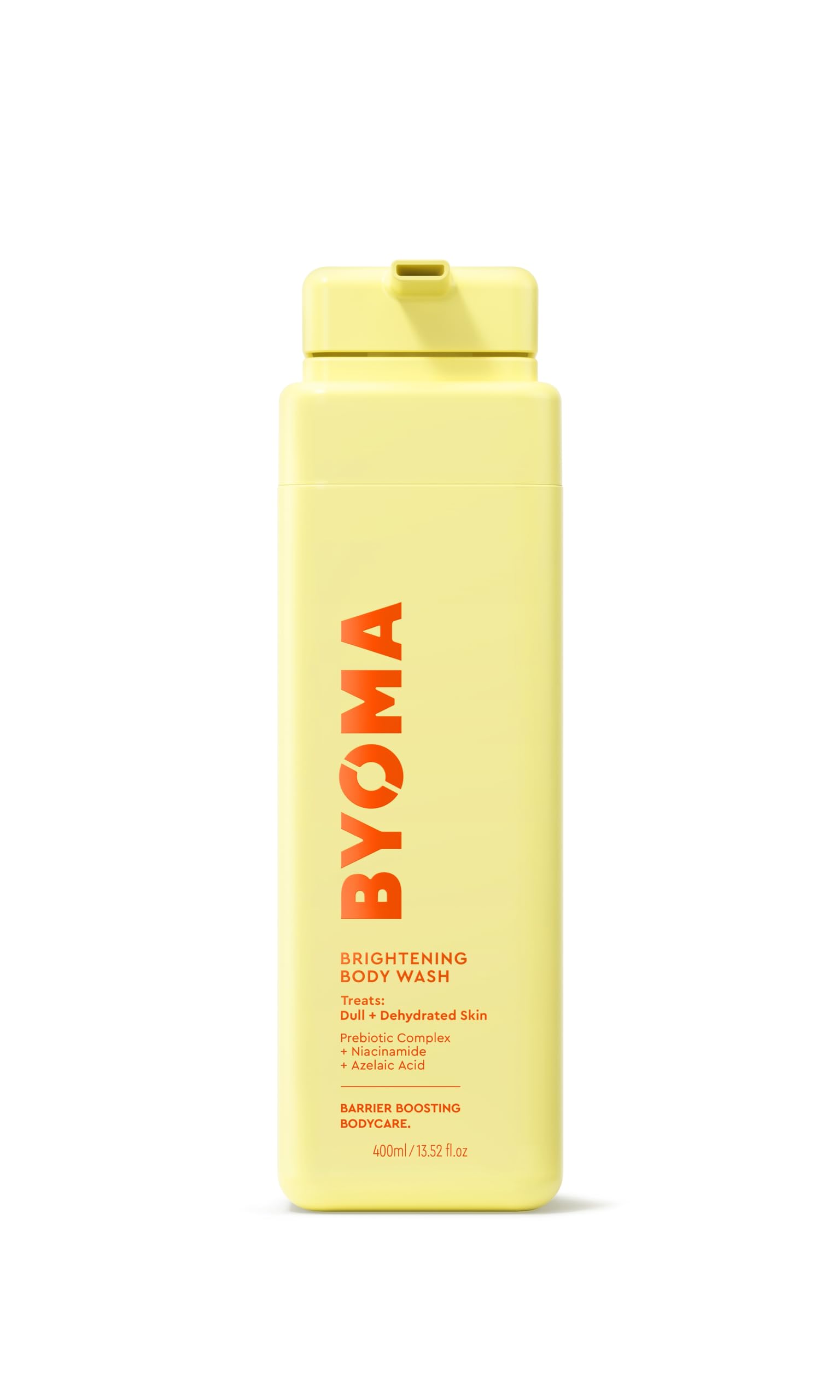 BYOMA Brightening Body Wash | 400ml | Treats Dull & Dehydrated Skin | Niacinamide & Azelaic Acid for Skin Barrier Repair