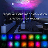 Galaxy Star Projector with Bluetooth Music - 3-in-1 Nebula Night Light for Kids Room Decor
