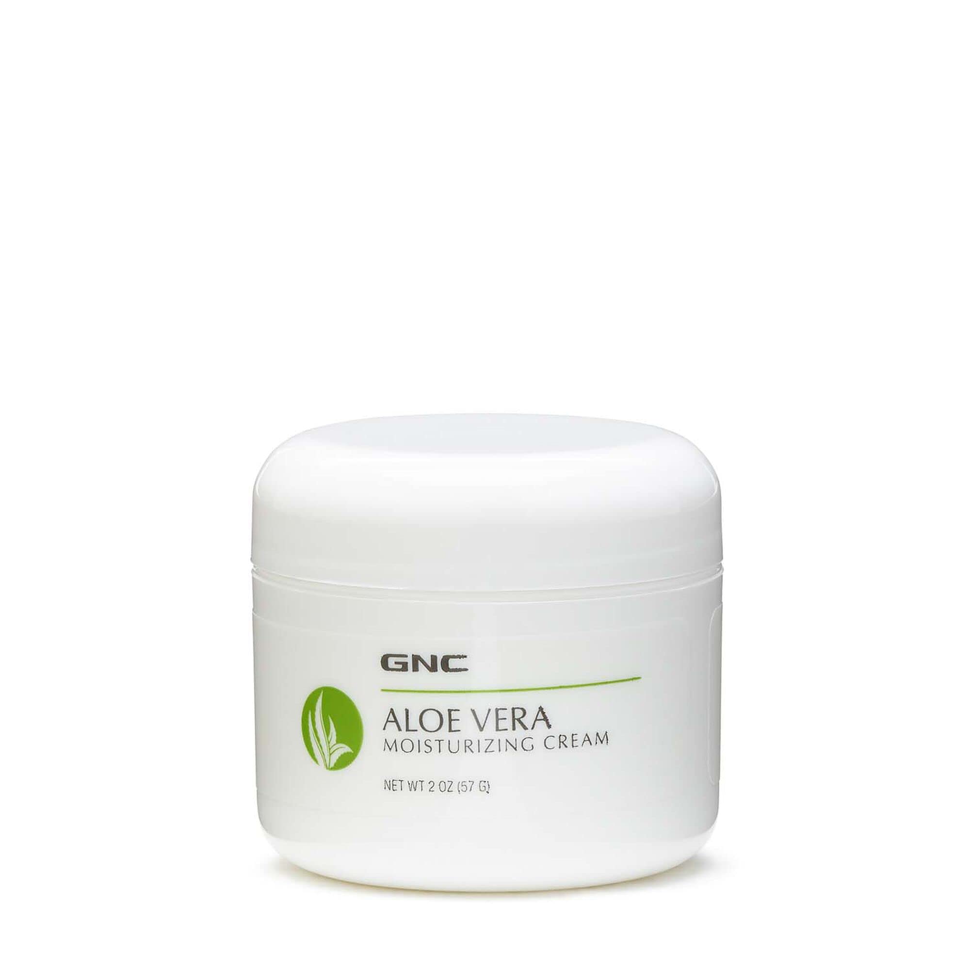 GNC Aloe Vera Moisturizing Cream - Soothing Hydration, 2 OZ
