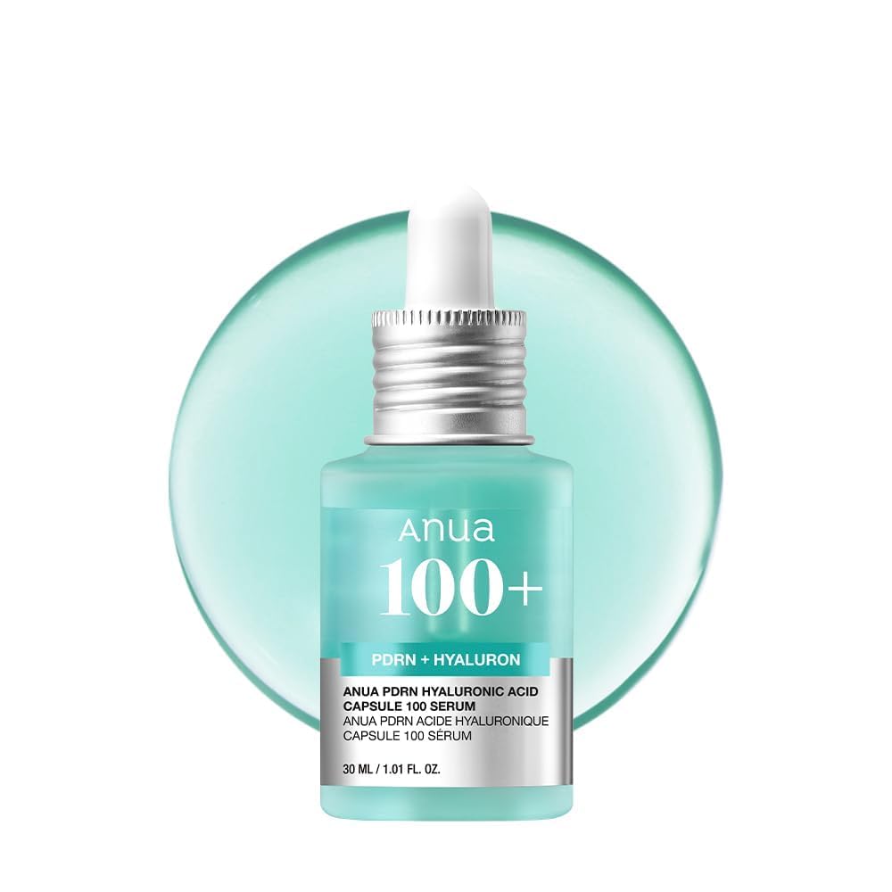 ANUA PDRN Hyaluronic Acid Capsule 100 Serum - 30ml | Intensive Hydration & Plumping Korean Skincare