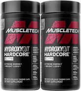 Hydroxycut Hardcore Elite - 100 Rapid-Release Thermo Caps - Energy & Focus - for Men & Women - 50 Servings