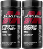 Hydroxycut Hardcore Elite - 100 Rapid-Release Thermo Caps - Energy & Focus - for Men & Women - 50 Servings