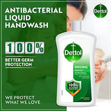 Dettol Original Handwash Refill, Kills 99.9% Germs, Pine Scent 1L