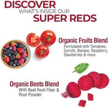 Country Farms Super Reds Antioxidant Superfood Powder, Mixed Berry, 7.1 oz (200g) - organic, nutrient-rich, immune support, vegan, gluten-free