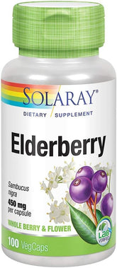 Solaray Elderberry - Immune System Support (100 Caps)