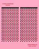 xo, Fetti Red & Black Casino Curtain Set - Poker Theme Party Backdrop for Photo Booths