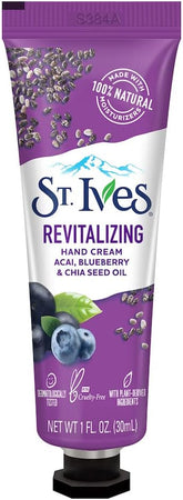 St. Ives Revitalizing Acai Blueberry & Chia Seed Oil Hand Cream (30ml)