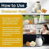 Organic Shatavari Root Powder - Boost Vitality & Wellness