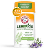 ARM & HAMMER Essentials Rosemary Lavender Deodorant - Aluminum-Free, Natural Deodorizers - 2.5oz
