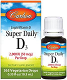 Carlson Labs Super Daily D3 2000 IU - Supports Immune Health & Bone Strength