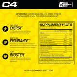 Cellucor C4 Original Explosive Pre-Workout Powder - Icy Blue Razz Flavor - 13.8 oz (390g)