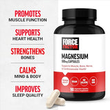 Force Factor Magnesium 500 mg, 90 Vegetable Capsules