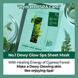numbuzin No.1 Dewy Glow Spa Sheet Mask 4ea - At-Home Relaxing Facial Treatment
