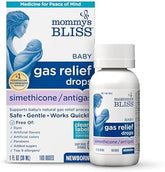 Mommy's Bliss Gas Relief Drops Bottle, Simethicone Drops for Infants, Relieves Stomach Discomfort, Safe & Gentle, Ginger Flavor, 1 Fl Oz (Pack of 1)