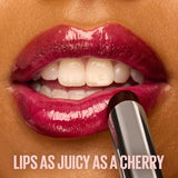 Maybelline New York Lifter Glaze Oil Balm Lipstick - Hydrating Glossy Balm with Hyaluronic Acid & Acerola Cherry Extract - Shade 007 Berry Haze