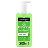Neutrogena Visibly Clear Facial Wash - Pore & Shine Control with Lime & Aloe Vera for Oily Skin, 200ml