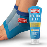 O’Keeffe’s Healthy Feet Heel Repair Kit – Urea & Lactic Acid Foot Cream with Reusable Sleeves for Dry, Cracked Heels