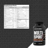 NutraBio Men's Multi Sport Formula: Fuel Your Performance (120 V-Caps)