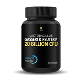 HUMANX Lactobacillus Gasseri & Reuteri Probiotic - 20 Billion CFU with Organic Prebiotics - USA Made - Non-GMO