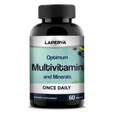 Laperva Optimum Multivitamin and Minerals – Daily Energy & Vitality, Antioxidant Support, Complete Vitamin & Mineral Tablets (60 Tablets)