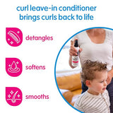 So Cozy Kids Curly Hair Detangler Conditioner Spray - Paraben-Free Leave-In for Tangle-Free Curls