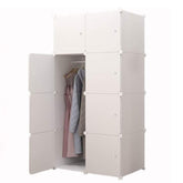 U HOOME 8-Cube Portable Modular Wardrobe & Storage Organizer