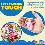 24 Pack Mini Animal Plush Toys - Birthday Party Favors
