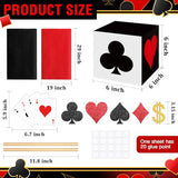 Zhanmai Casino Theme Party Decorations & Favor Boxes (2 Sets)